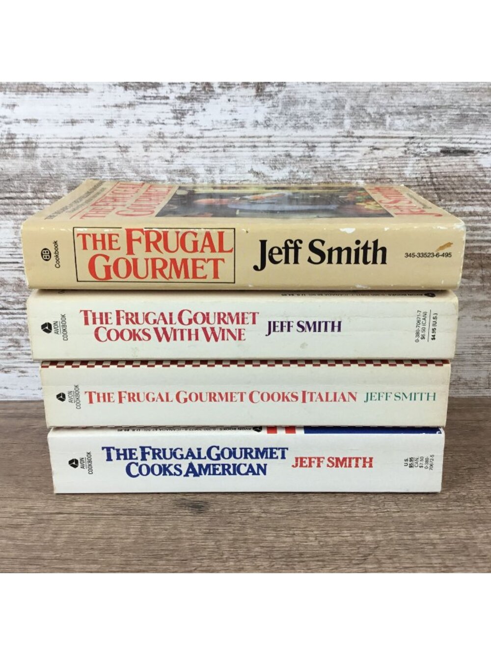 The Frugal Gourmet Cookbook Set By Jeff Smith 4 Vintage Paperback Books Recipes